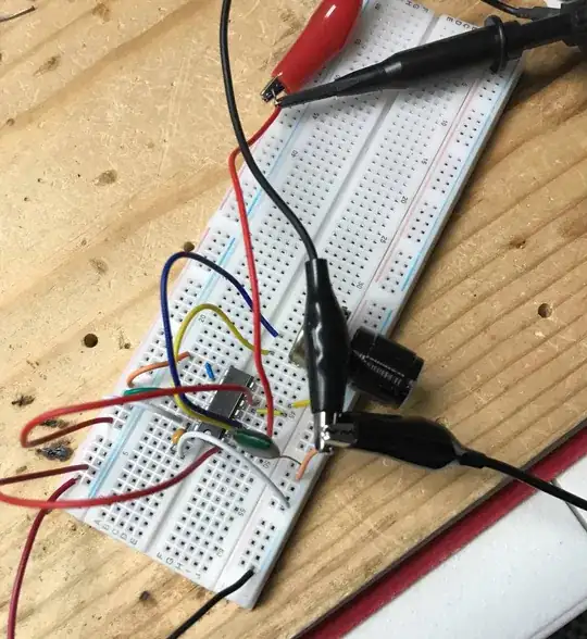 cd4093 oscillator on breadboard