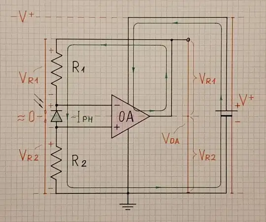 Single-supplied photo amplifier