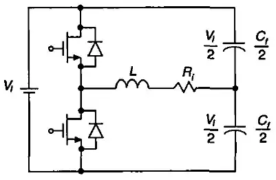 Class D series resonant inverter topology