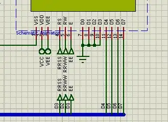 Bus entering the LCD display.