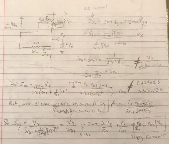 Ralph's hand calculations of Rout