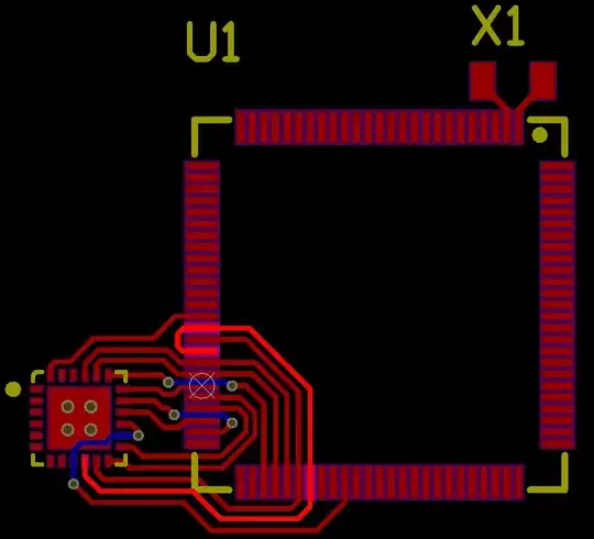  ATSAME54N20 microcontoller with built-in Ethernet MAC connected with a RMII to a KSZ8091RNA PHY in Altium Designer.