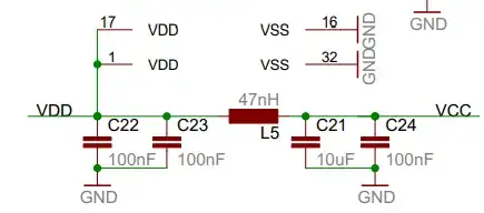 Vdd -> Vcc