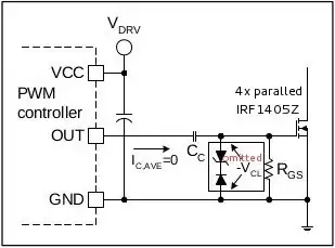 AC coupled gate drive circuit following Laszlo Balogh