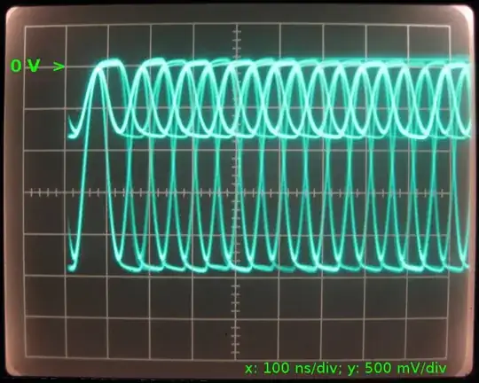 Matching network at far end of 75 Ω coax