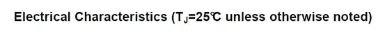 Relevant screenshot from data sheet