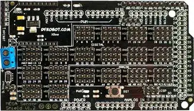 Mega Sensor Shield with xBee connector