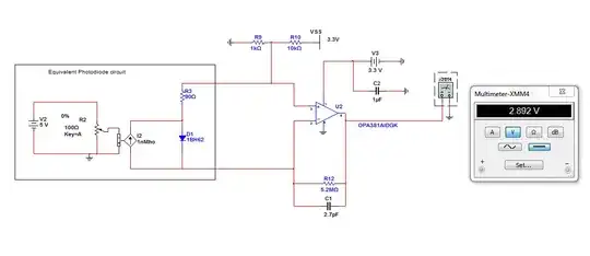 NAND string with charged cells