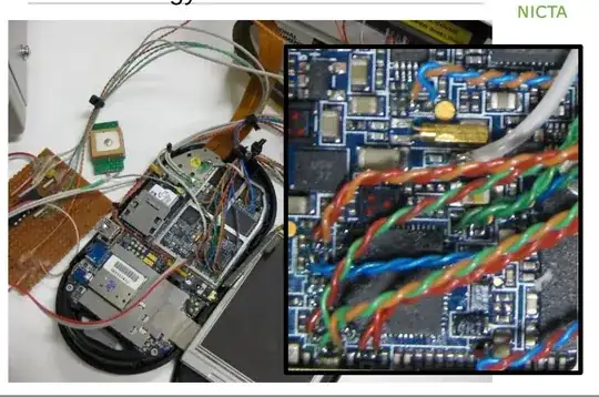 cross section of a PCB comparing a board with and without via stiching