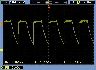 Scope shot at 1kHz