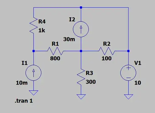 my simulation with the potentiometer set to 0%