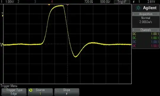 Voltage spike when bumping the cable