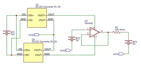 Power modules powering an op-amp