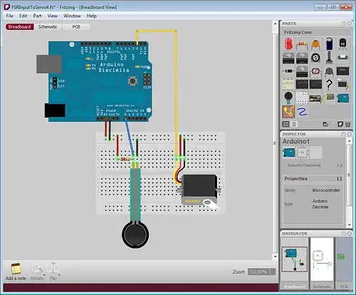Breadboard view 