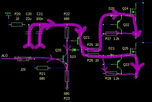 on schematic