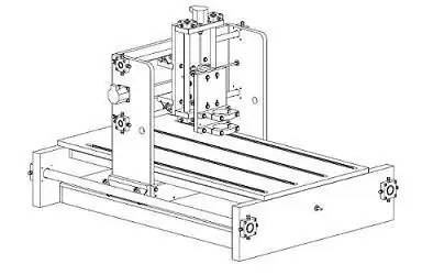 Homemade CNC machine