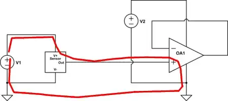 Barrel jack polarity symbol