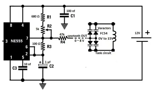 Discharge capacitor