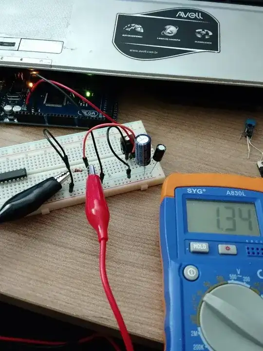 The transfer curve of the body-diode limiter