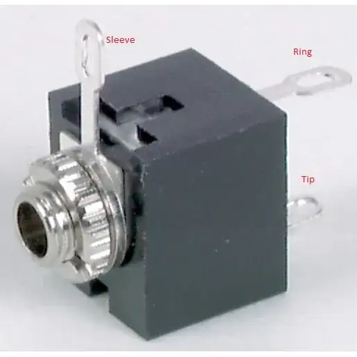 White plastic connector