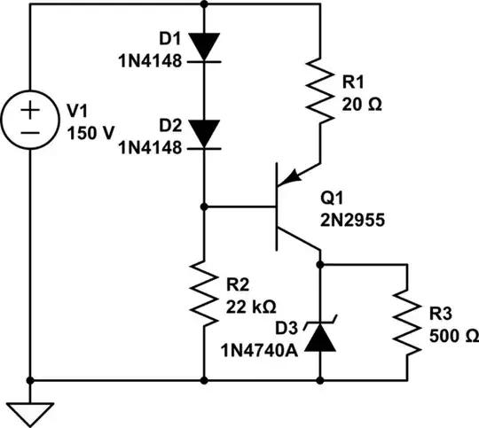 PNP CB in out voltages