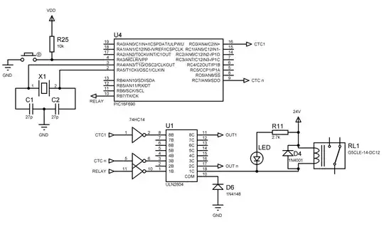 Plots Showing Audio Input and Detection of a Signal