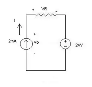 A Circuit Diagram found in a lecturer's notes