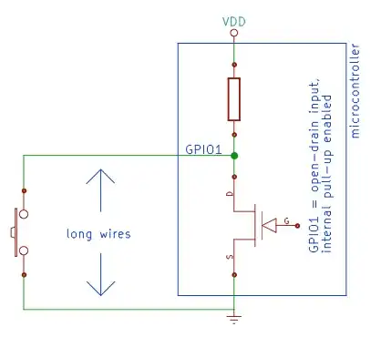 unprotected pushbutton input