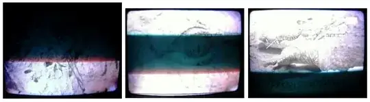 CRT TV Screen Under Still-photo