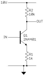 Signal connected directly to each transistors base with separate capacitors: