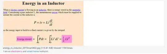 inductor energy