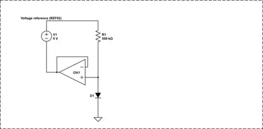 breadboard 6.8K tuning resistor