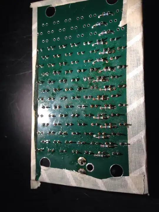 Back of array