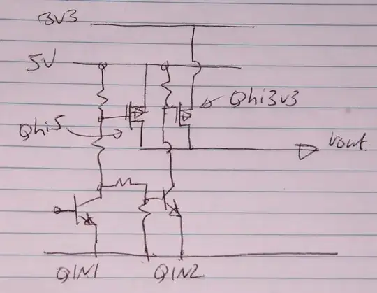 Conceptual circuit diagram for an op-amp with input p-n-p transistors