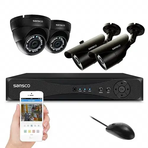 Outdoor security camera kit