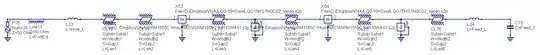 Qucs model for a single component set