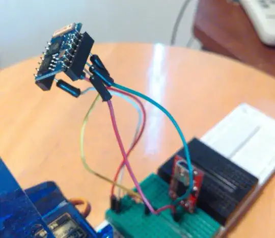 2mm header sockets soldered onto the ESP03