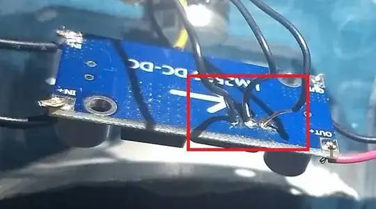 Close up of the burnt AC wires