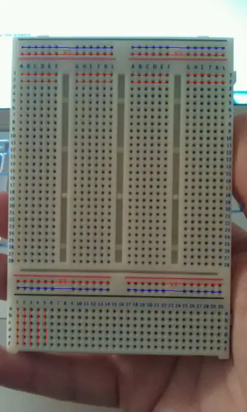 breadboard setup
