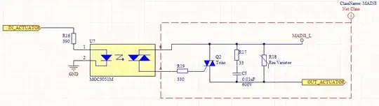 opto-triac + triac + snubber