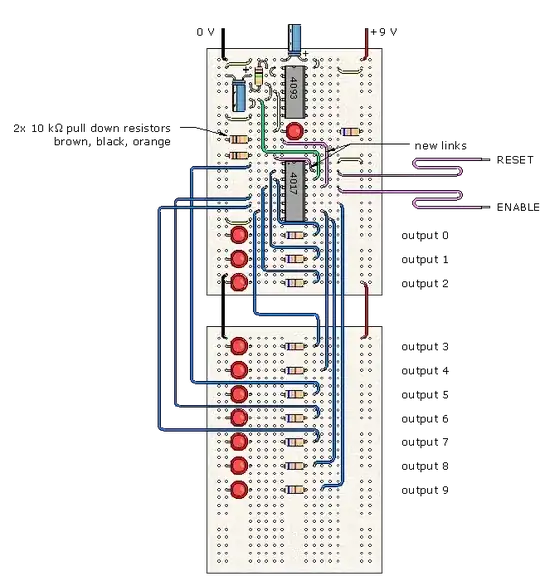 Schematic of the circuit