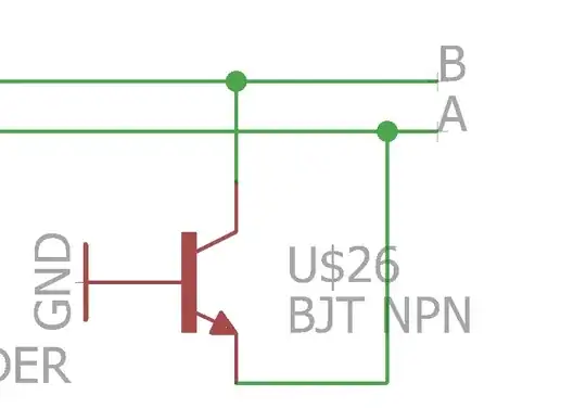 Diode bias with two input capacitors