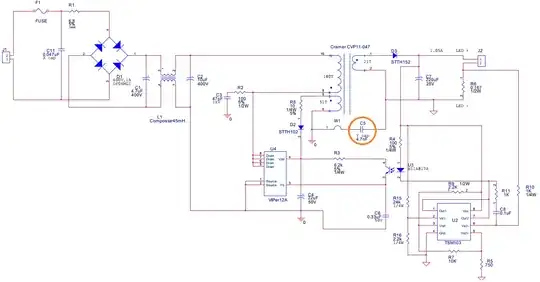 From the Datasheet under reference design