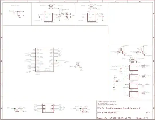 Example schematic showcasing how to use the net-tie symbol.