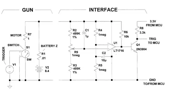This is the schematic I'm working with