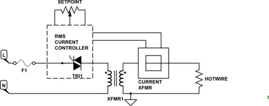 Schematic for Temperature Controller for 50 watt heater