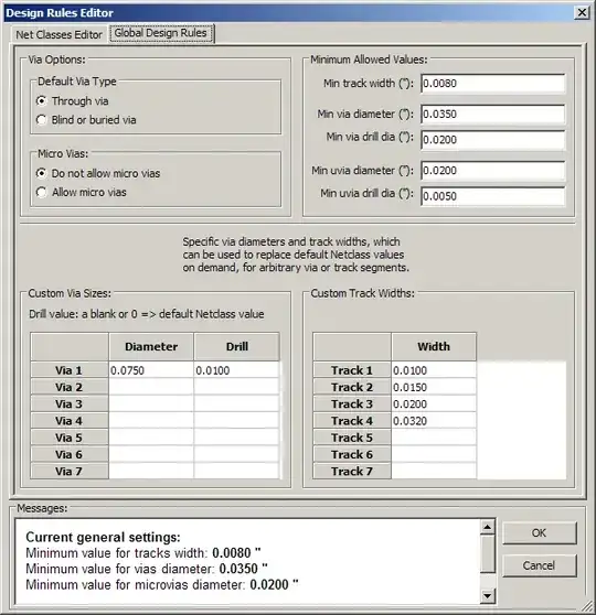 KiCad Design Rules Editor