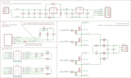 Receiver/Speaker Driver Schematic