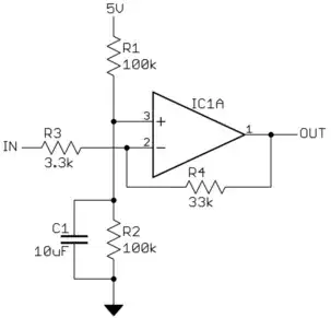 Voltage across resistor