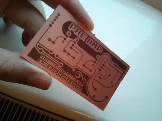 Developed PCB